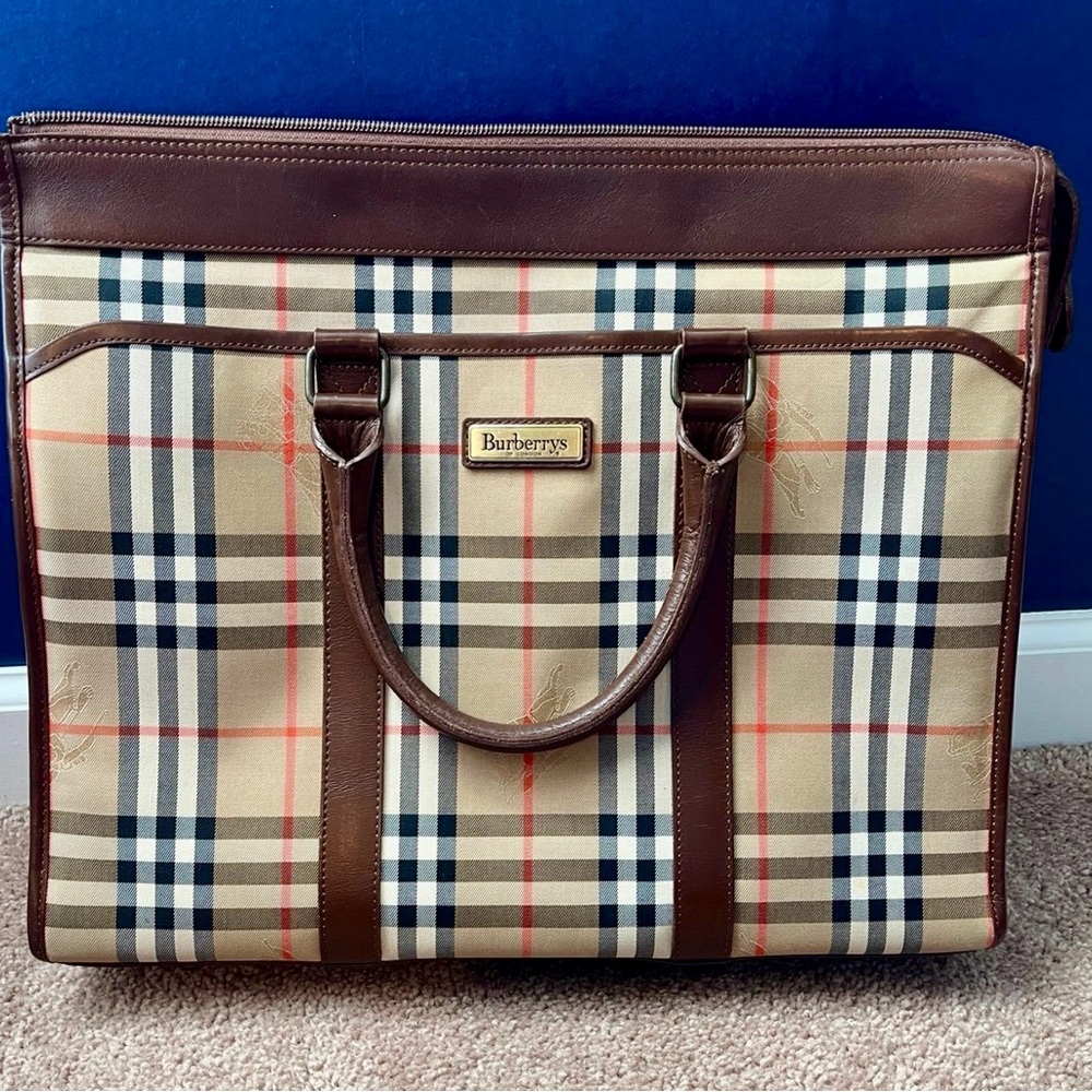 Burberry briefcase - AUTHENTIC!